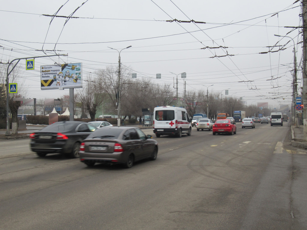 Фотография рекламного носителя, тип: Билборд 3x6, адрес: Ленина пр-т., д.65А, Волгоград, Волгоградская область, Россия. Сторона Б №1054505