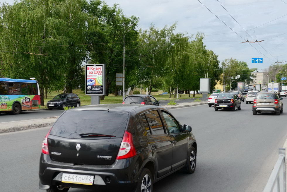 Фотография рекламного носителя, тип: Ситиформат 1.8x1.2, адрес: Вокзальная ул., д.97-101, Рязань, Рязанская область, Россия. Сторона А1 №329174