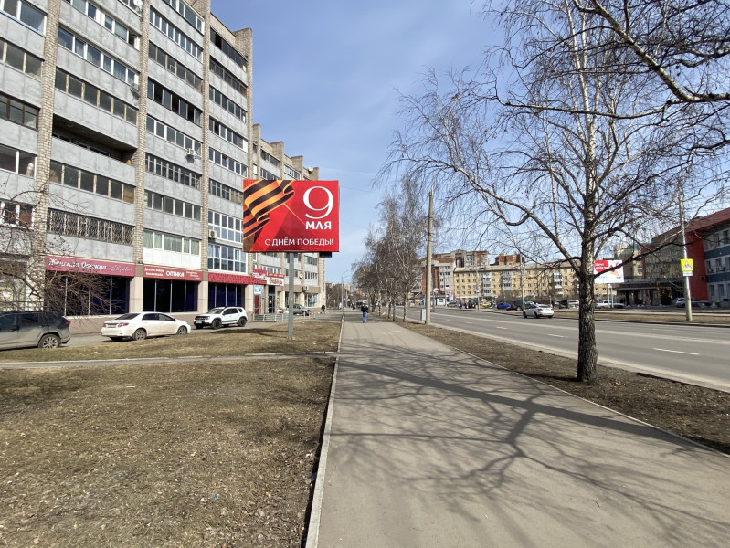 Фотография рекламного носителя, тип: Нестандартный билборд, адрес: Братьев Абалаковых ул., д.2, Красноярск, Красноярский край, Россия. Сторона Б №779941