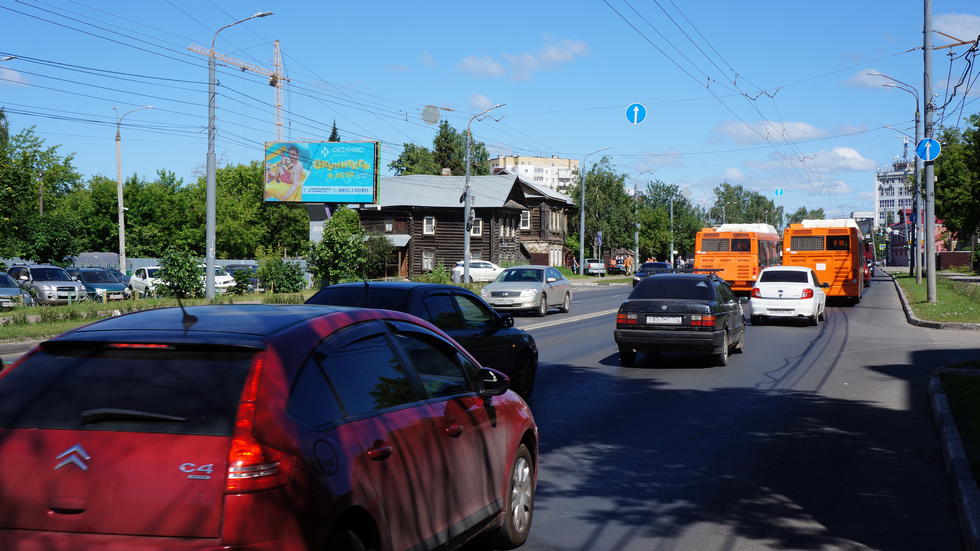 Фотография рекламного носителя, тип: Билборд 3x6, адрес: Коминтерна ул., д.260, Нижний Новгород, Нижегородская область, Россия. Сторона B №813758