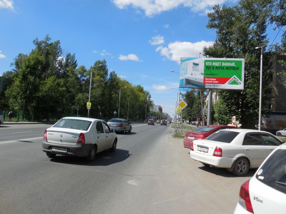 Фотография рекламного носителя, тип: Билборд 3x6, адрес: Северная 24-я ул., д.173, Омск, Омская область, Россия. Сторона А №1010187