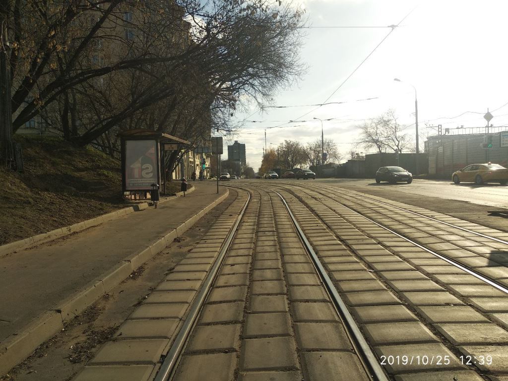 Фотография рекламного носителя, тип: Остановка 1.8x1.2, адрес: Панфилова ул., д.22, Москва, Россия. Сторона B №800583