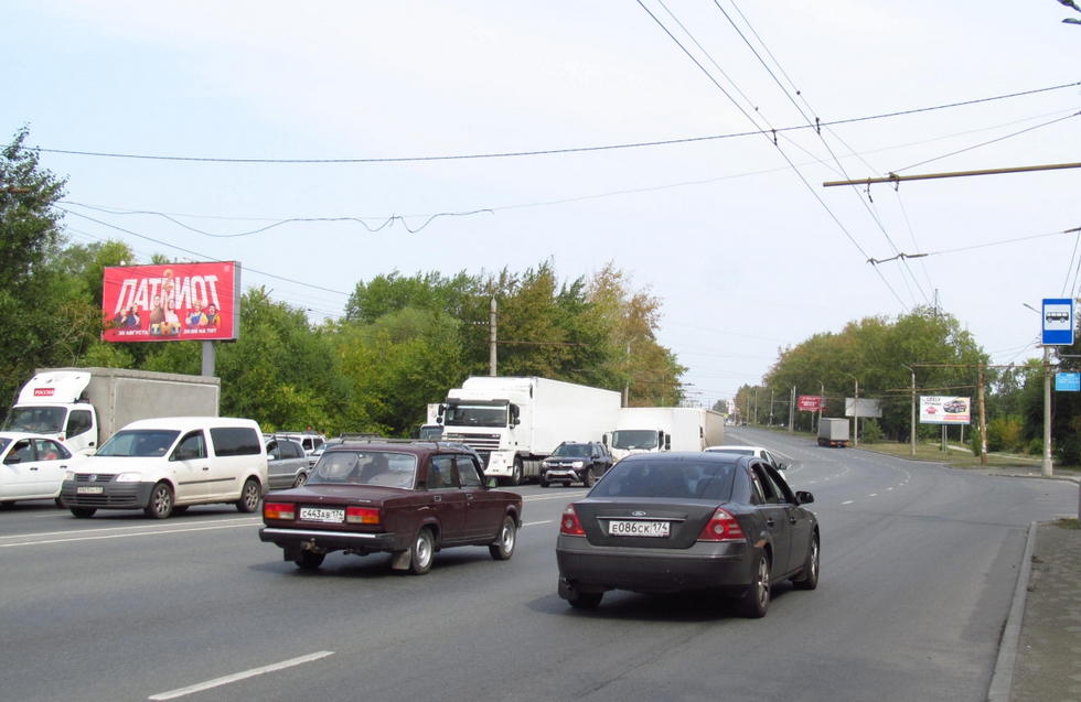 Фотография рекламного носителя, тип: Билборд 3x6, адрес: Блюхера ул., д.109, н-в, Челябинск, Челябинская область, Россия. Сторона B №392223