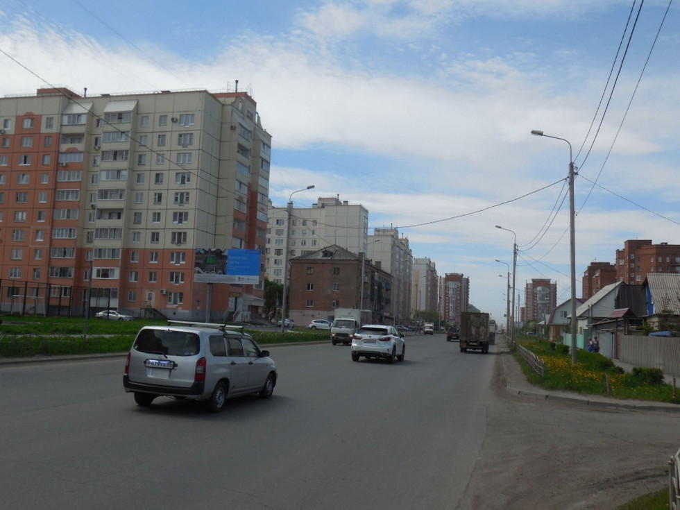 Фотография рекламного носителя, тип: Билборд 3x6, адрес: Омская ул., д.136/3, Омск, Омская область, Россия. Сторона В №1010168