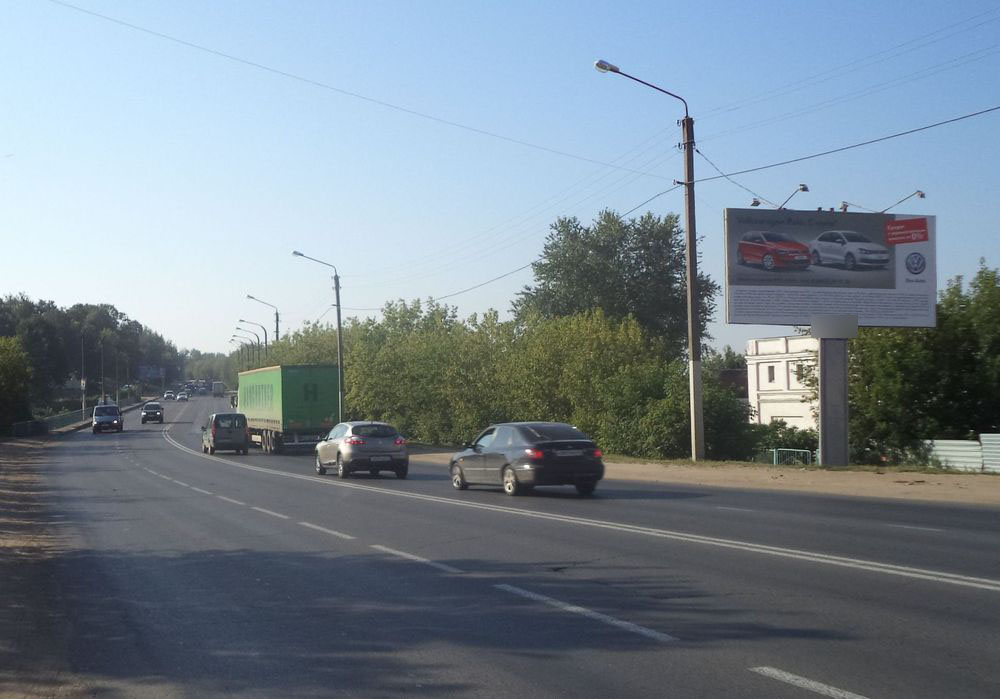 Фотография рекламного носителя, тип: Билборд 3x6, адрес: Нижняя дебря ул., д.104, Кострома, Костромская область, Россия. Сторона А №598692