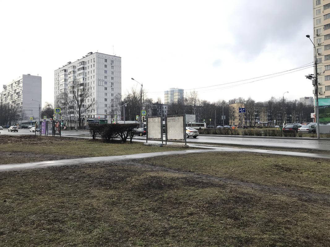 Фотография рекламного носителя, тип: Афиша 1.75x1.8, адрес: Туристская ул., д.22, поз.2, стенд 1, Москва, Россия. Сторона А2 №866539