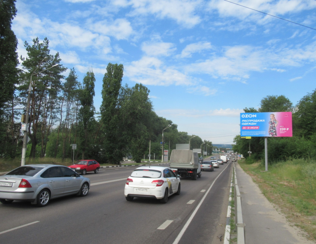 Фотография рекламного носителя, тип: Билборд 3x6, адрес: Патриотов пр-т., н-в д.43, Воронеж, Воронежская область, Россия. Сторона А №636727