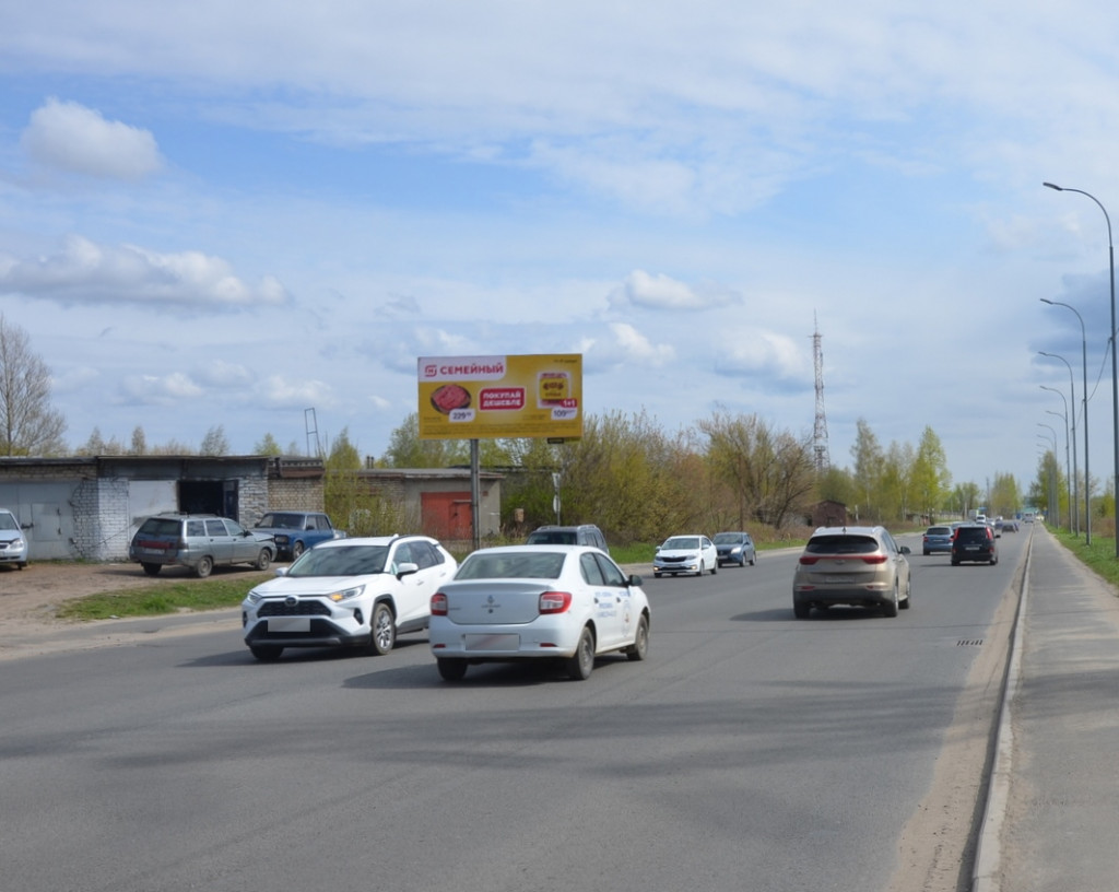 Фотография рекламного носителя, тип: Билборд 3x6, адрес: 9 Мая ул., 170м до ул.Суркова, Рыбинск, Ярославская область, Россия. Сторона Б №793698