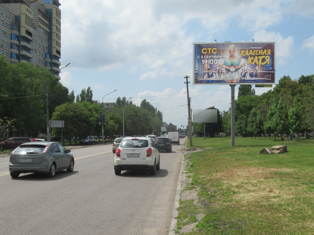 Фотография рекламного носителя, тип: Билборд 3x6, адрес: Генерала Лизюкова ул., д.42В Х 60 Армии ул., Воронеж, Воронежская область, Россия. Сторона A1-А3 №961183