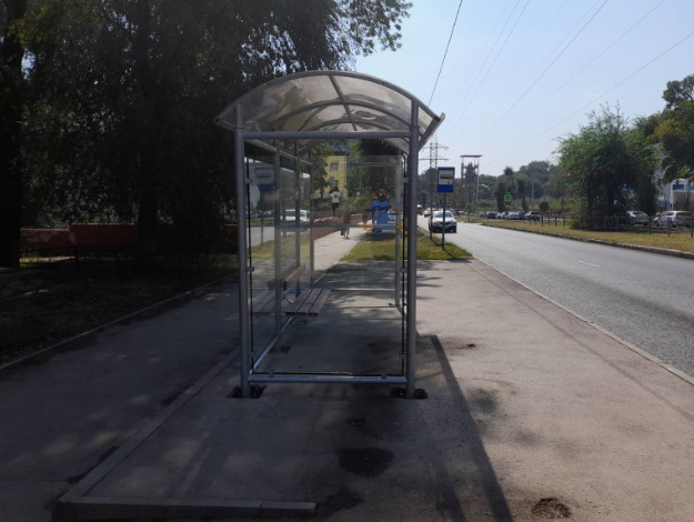 Фотография рекламного носителя, тип: Остановка 1.8x1.2, адрес: Советской Армии ул., д.25 Х Гагарина ул., Самара, Самарская область, Россия. Сторона В2 №1080775