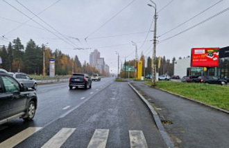 Фотография рекламного носителя, тип: Ситиборд 2.7x3.7, адрес: Чапаева ул., д.55, Петрозаводск, Республика Карелия, Россия. Сторона A1-A10 №993744