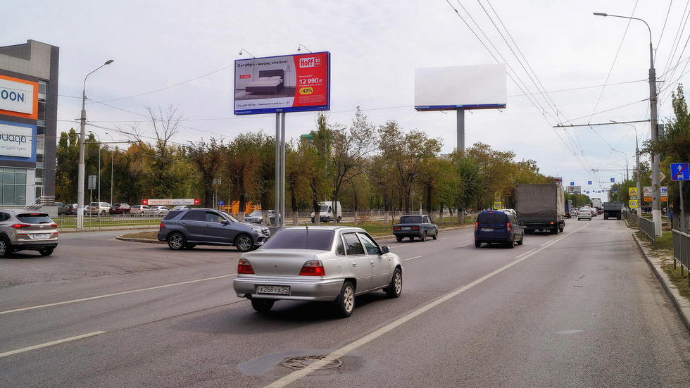 Фотография рекламного носителя, тип: Билборд 3x6, адрес: Маршала Жукова ул., Волгоград, Волгоградская область, Россия. Сторона А1 №337577