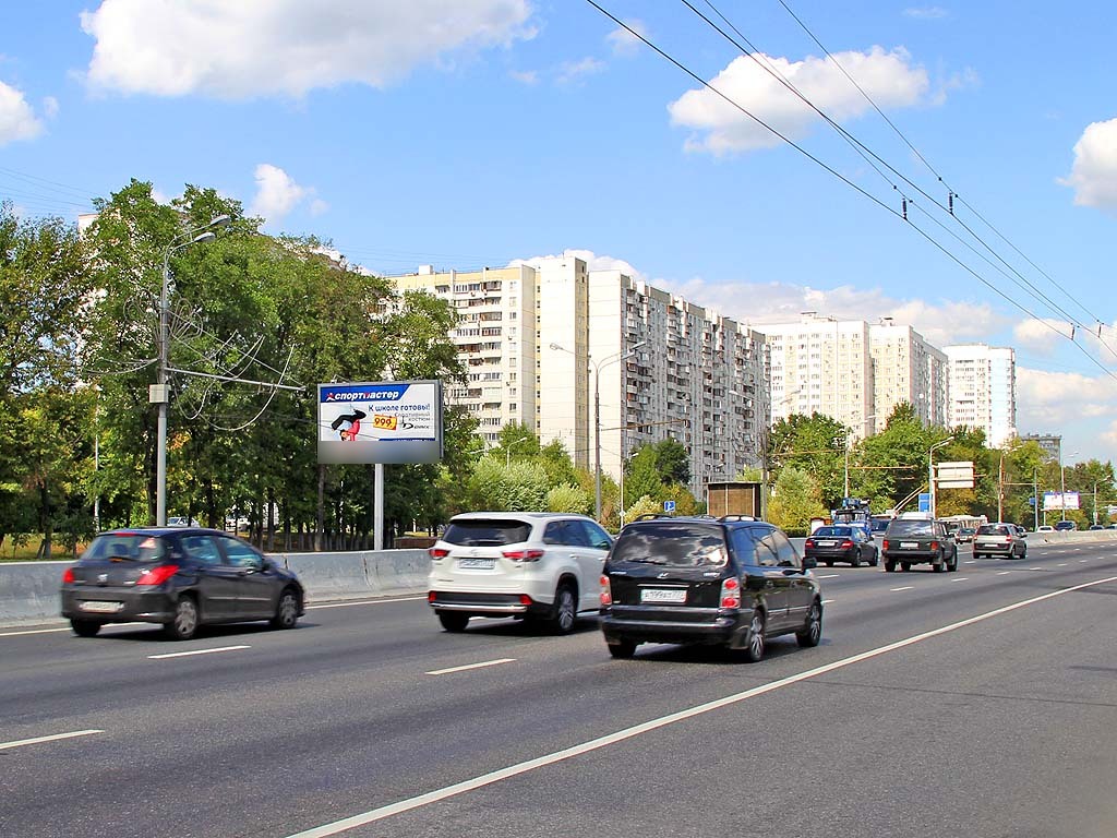 Фотография рекламного носителя, тип: Билборд 3x6, адрес: Варшавское ш., д.154, корп.1, Москва, Россия. Сторона Bh1-Bh4 №938436