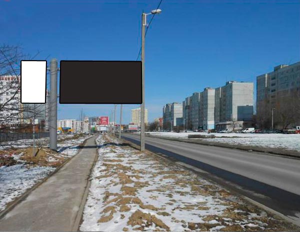 Фотография рекламного носителя, тип: Билборд 3x6, адрес: Гайдара ул., рынок "Сельма", Калининград, Калининградская область, Россия. Сторона B2 №649823