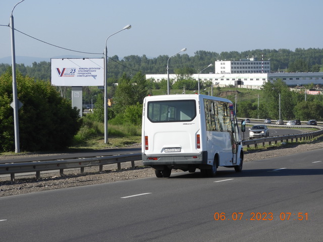 Фотография рекламного носителя, тип: Билборд 3x6, адрес: Енисейский тракт, Солнечный, Красноярск, Красноярский край, Россия. Сторона B №378593