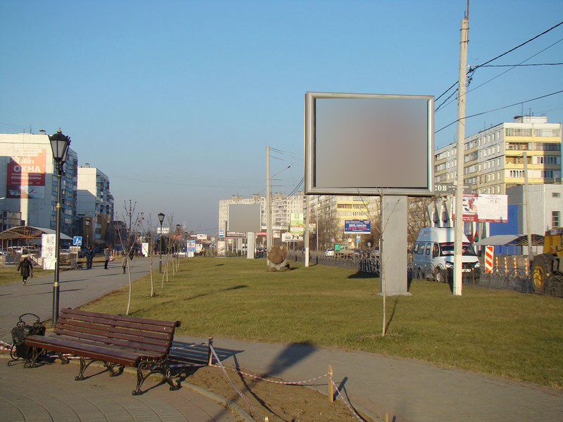 Фотография рекламного носителя, тип: Ситиборд 2.7x3.7, адрес: Декабристов ул., д.1В, Ногинск, Московская область, Россия. Сторона Б1-Б5 №620859