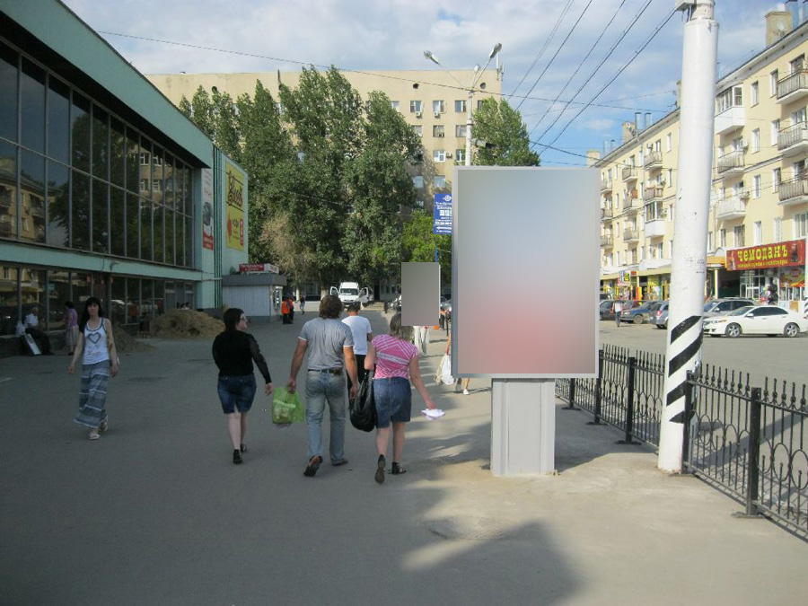 Фотография рекламного носителя, тип: Ситиформат 1.8x1.2, адрес: Привокзальная пл., поз.3, Саратов, Саратовская область, Россия. Сторона B №418560