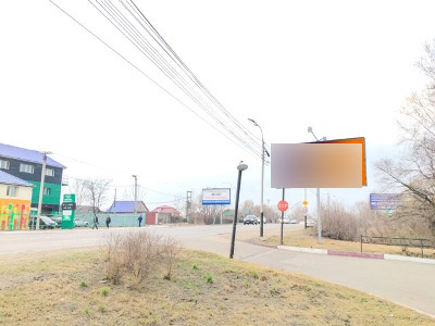 Фотография рекламного носителя, тип: Билборд 3x6, адрес: Воронежская ул., д.97, Хабаровск, Хабаровский край, Россия. Сторона А №665304