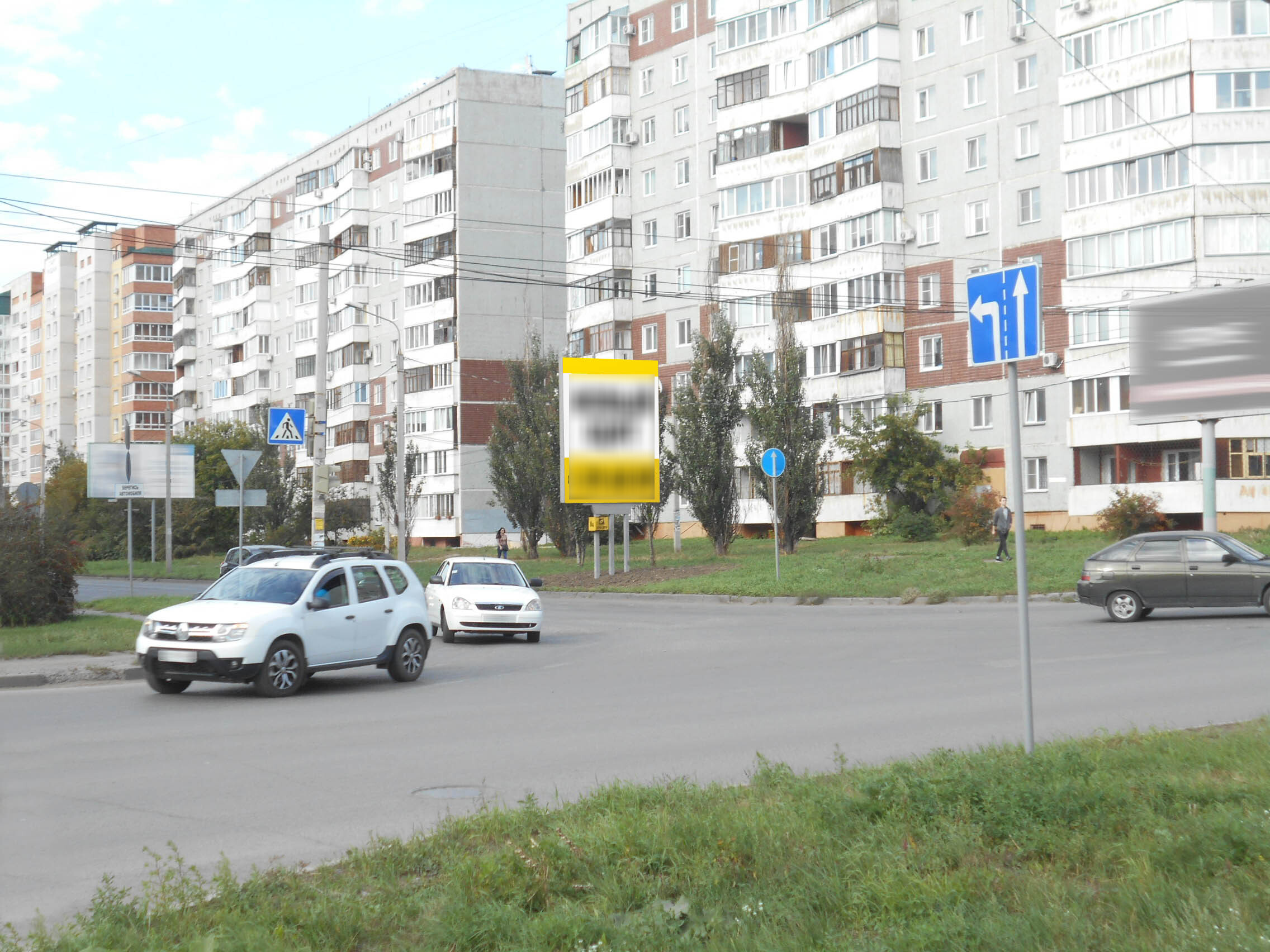Фотография рекламного носителя, тип: Билборд 3x4, адрес: Волховстроя ул., д.18 Х Кемеровская ул., Омск, Омская область, Россия. Сторона A1-А10 №957655