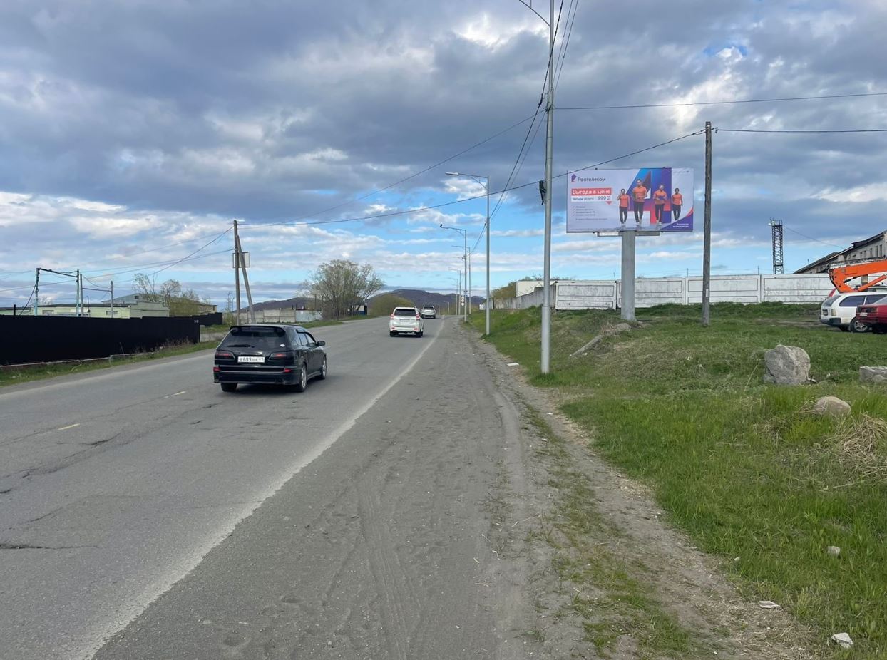 Фотография рекламного носителя, тип: Билборд 3x6, адрес: Халактырское ш., 160м от д.5, Петропавловск-Камчатский, Камчатский край, Россия. Сторона А №777360