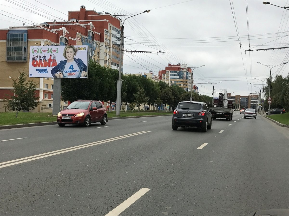 Фотография рекламного носителя, тип: Билборд 3x6, адрес: М. Горького пр-т., Волжский, Чебоксары, Республика Чувашия, Россия. Сторона Б №825119