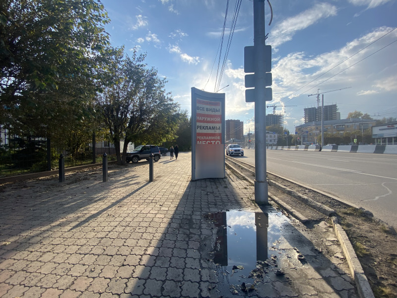 Фотография рекламного носителя, тип: Пиллар 3x1.4, адрес: Партизана Железняка ул., д.3а, Красноярск, Красноярский край, Россия. Сторона А2 №780337