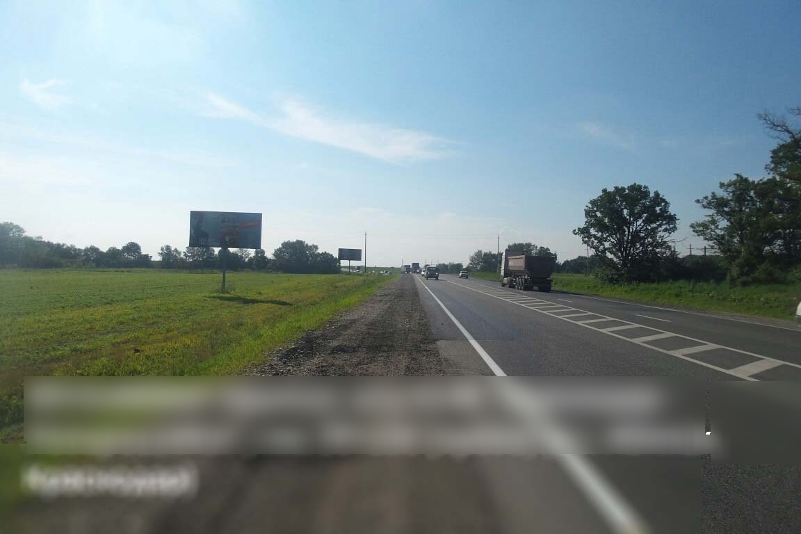 Фотография рекламного носителя, тип: Билборд 3x6, адрес: Краснодар-Верхнебаканский а/д, 99 250м, Абинск, Краснодарский край, Россия. Сторона Б №562857