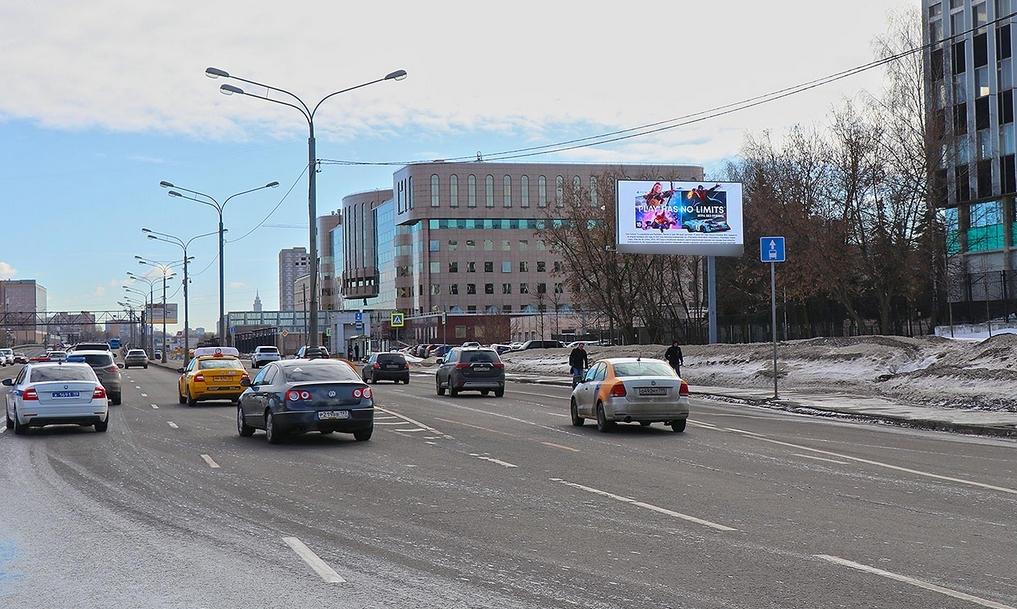 Фотография рекламного носителя, тип: Билборд 3x6, адрес: Волоколамское ш., д.77, Москва, Россия. Сторона Аh1-Аh4 №938451