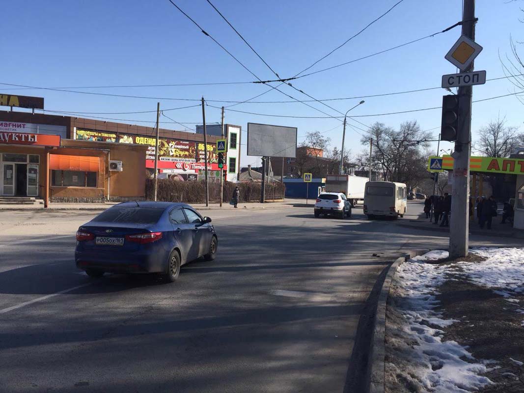 Фотография рекламного носителя, тип: Билборд 3x6, адрес: Дачная ул., д.103 Х Таганрогская ул., д.88, Ростов-на-Дону, Ростовская область, Россия. Сторона Б №841585