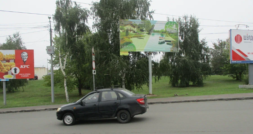 Фотография рекламного носителя, тип: Билборд 3x6, адрес: Симбирская ул., д.154Б Х Аэропорт ул., Саратов, Саратовская область, Россия. Сторона А №700226