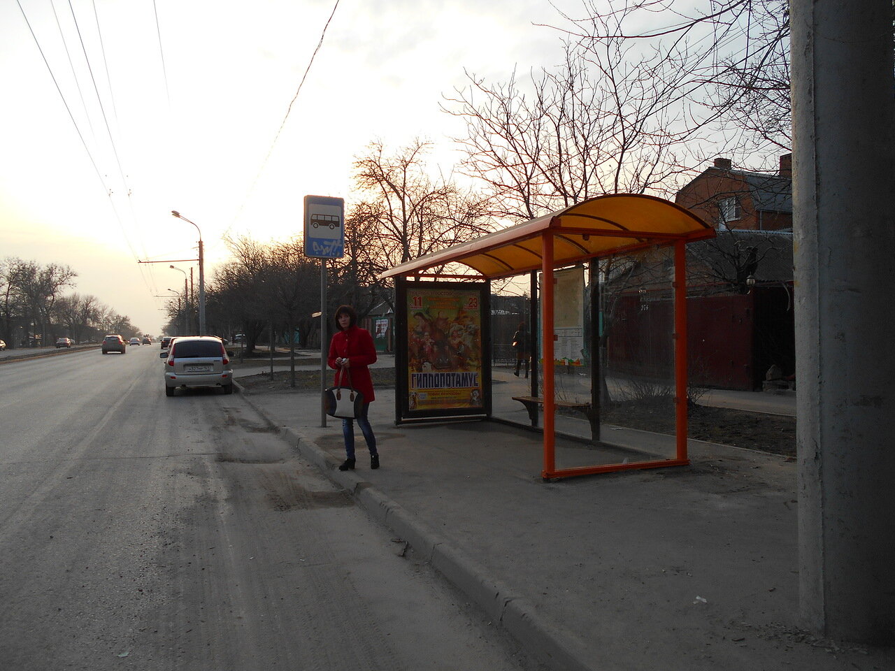 Фотография рекламного носителя, тип: Остановка 1.8x1.2, адрес: Портовая ул., ост. ЖД "Портовая 274-Домики", Ростов-на-Дону, Ростовская область, Россия. Сторона А №831591