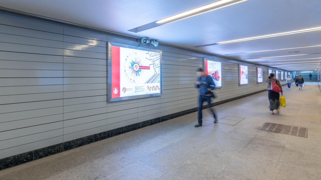 Фотография рекламного носителя, тип: Лайтбокс, адрес: Станция метро «Лермонтовский проспект», линия Таганско-Краснопресненская, Москва, Россия. Сторона/вариант 26 №821970