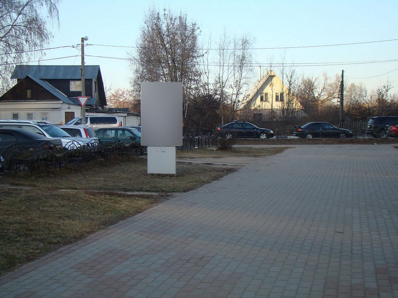 Фотография рекламного носителя, тип: Ситиформат 1.8x1.2, адрес: Декабристов ул., д.9А, Ногинск, Московская область, Россия. Сторона Б №620855