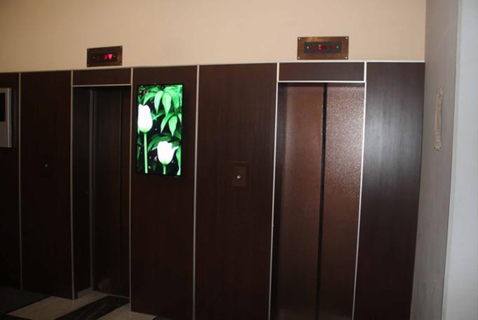 Фотография рекламного носителя, тип: Видеоэкран, адрес: Бизнес-центр «Бумажная, 9», Бумажная ул., д.9, Санкт-Петербург, Россия. Сторона/вариант A №975721