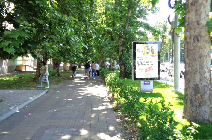 Фотография рекламного носителя, тип: Ситиформат 1.8x1.2, адрес: Ставропольская ул., д.131, Краснодар, Краснодарский край, Россия. Сторона Б №458828