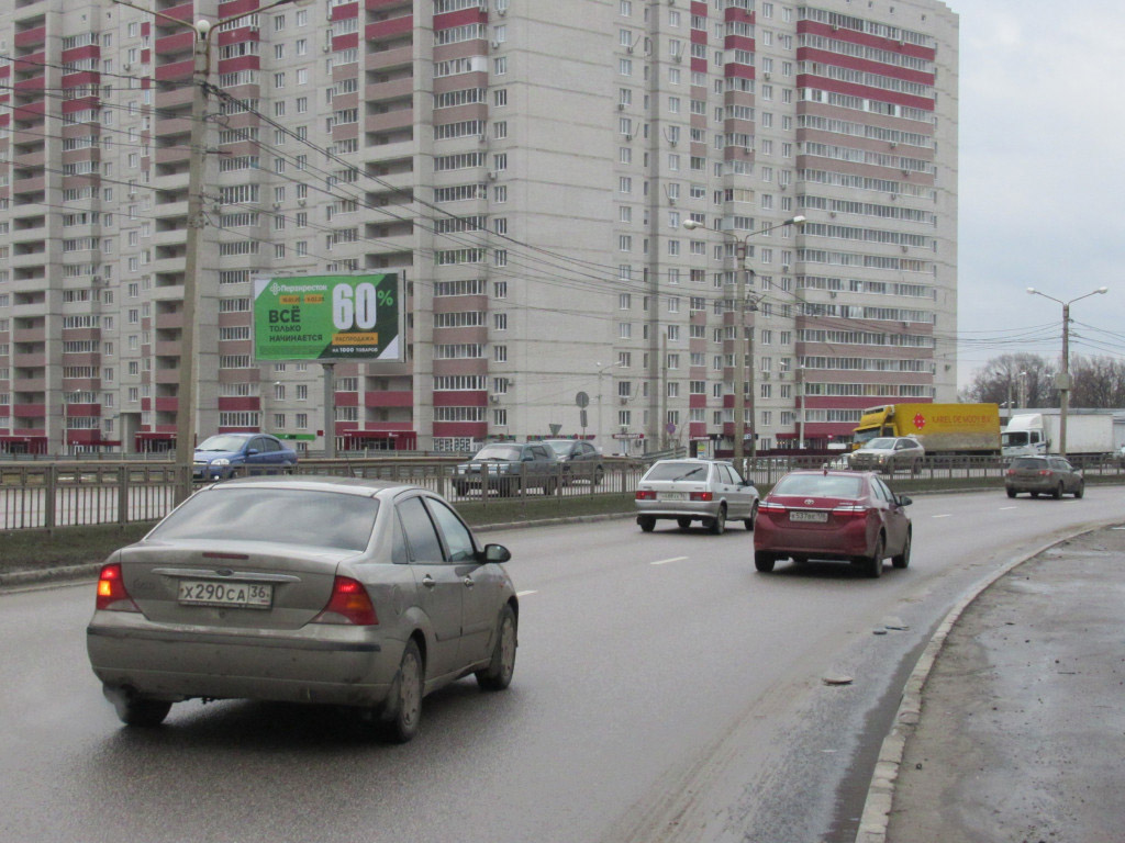 Фотография рекламного носителя, тип: Билборд 3x6, адрес: Шишкова ул., д.105а, Воронеж, Воронежская область, Россия. Сторона Б №596202