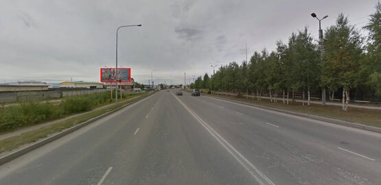 Фотография рекламного носителя, тип: Билборд 3x6, адрес: Нефтяников пр-т., д.4, Нягань, Ханты-Мансийский автономный округ – Югра, Россия. Сторона Б №853849