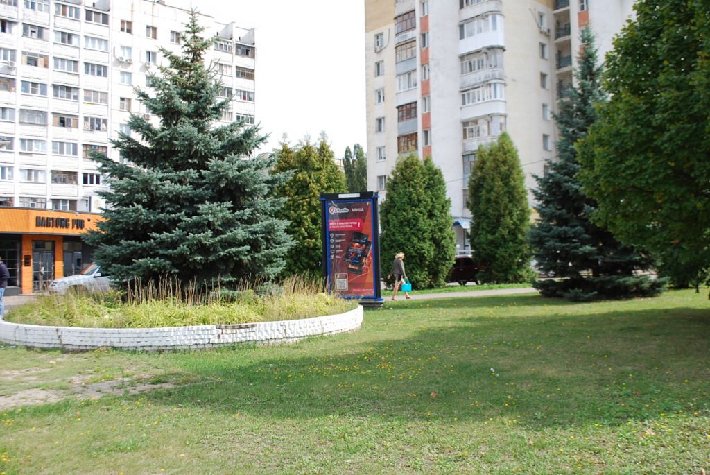 Фотография рекламного носителя, тип: Пиллар 3x1.4, адрес: Ватутина пр-т., Белгород, Белгородская область, Россия. Сторона B №344141