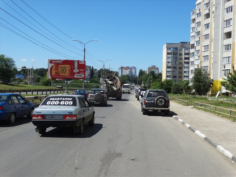 Фотография рекламного носителя, тип: Билборд 3x6, адрес: Тархова ул., д.27, Саратов, Саратовская область, Россия. Сторона А1 №819339