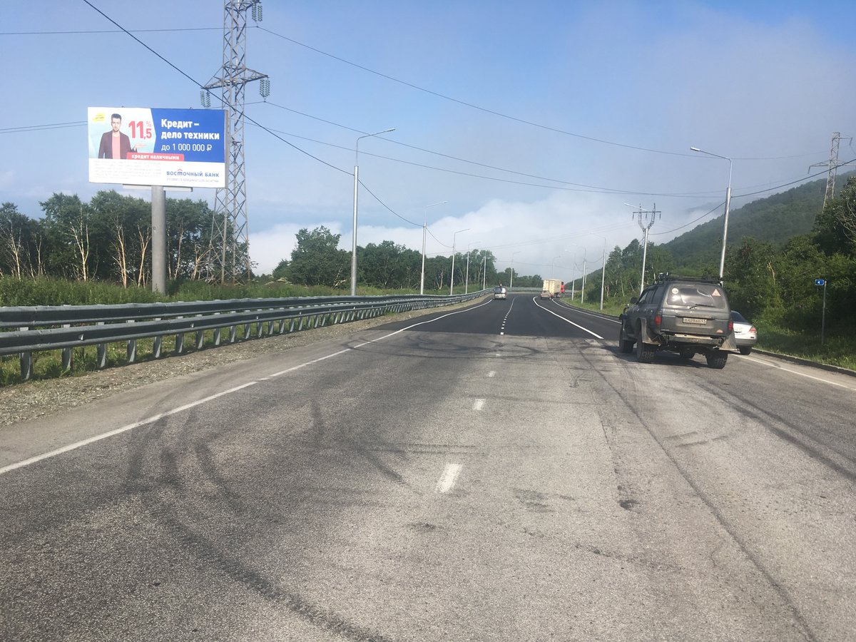 Фотография рекламного носителя, тип: Билборд 3x6, адрес: Высотная ул., поз.2, Петропавловск-Камчатский, Камчатский край, Россия. Сторона Б №777355