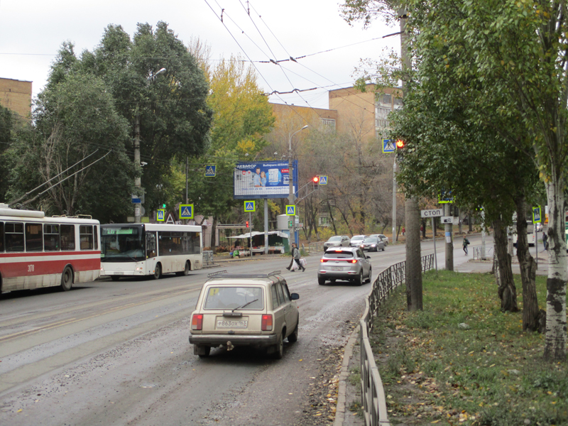 Фотография рекламного носителя, тип: Билборд 3x6, адрес: Стара-Загора ул., д.151а, Самара, Самарская область, Россия. Сторона B1-B3 №791036