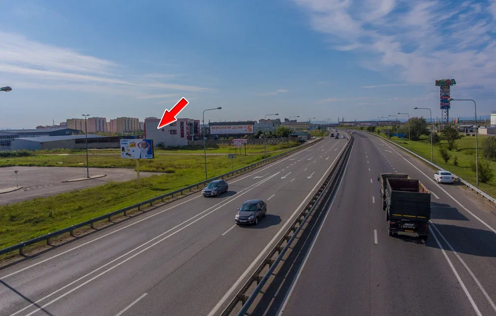 Фотография рекламного носителя, тип: Билборд 3x6, адрес: Тургеневское ш., 2 250м, Краснодар, Краснодарский край, Россия. Сторона Б №478026