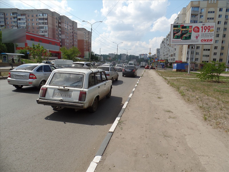 Фотография рекламного носителя, тип: Билборд 3x6, адрес: Тархова ул. Х Уфимцева ул., д.2, Саратов, Саратовская область, Россия. Сторона А №819230