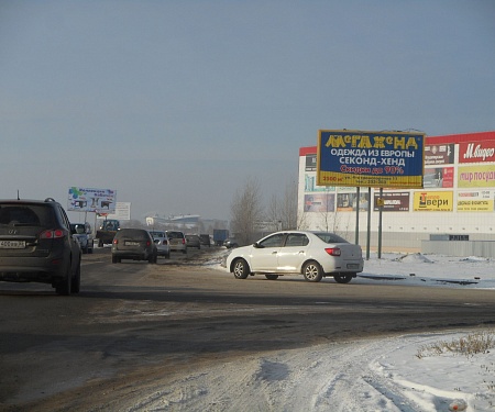 Фотография рекламного носителя, тип: Билборд 3x6, адрес: Объездная а/д. торгового города, со стороны ТРК "Континент-2, №1, Омск, Омская область, Россия. Сторона А1-А3 №606200