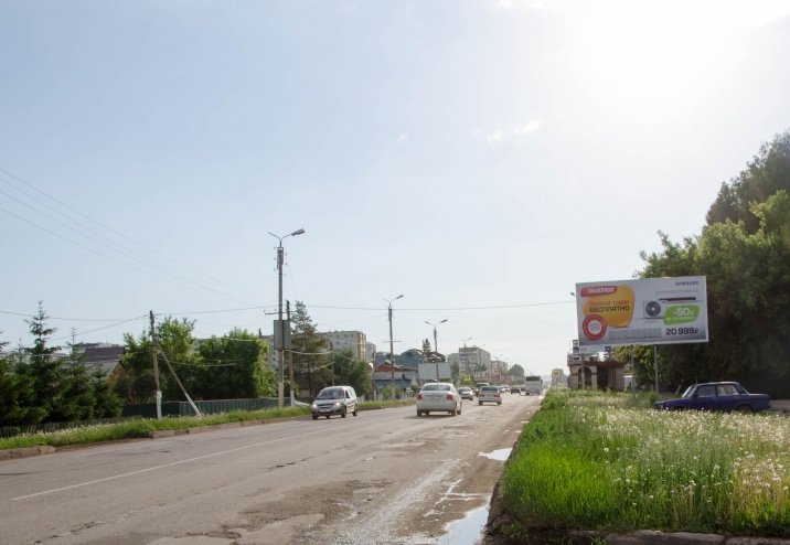 Фотография рекламного носителя, тип: Билборд 3x6, адрес: Альметьевск г., Советская ул., д.154, Альметьевск, Республика Татарстан, Россия. Сторона A №685660