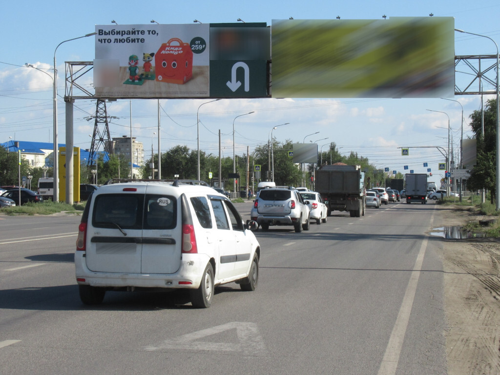 Фотография рекламного носителя, тип: Билборд 3x6, адрес: Историческая ул., д.154, Волгоград, Волгоградская область, Россия. Сторона А1 №1000620