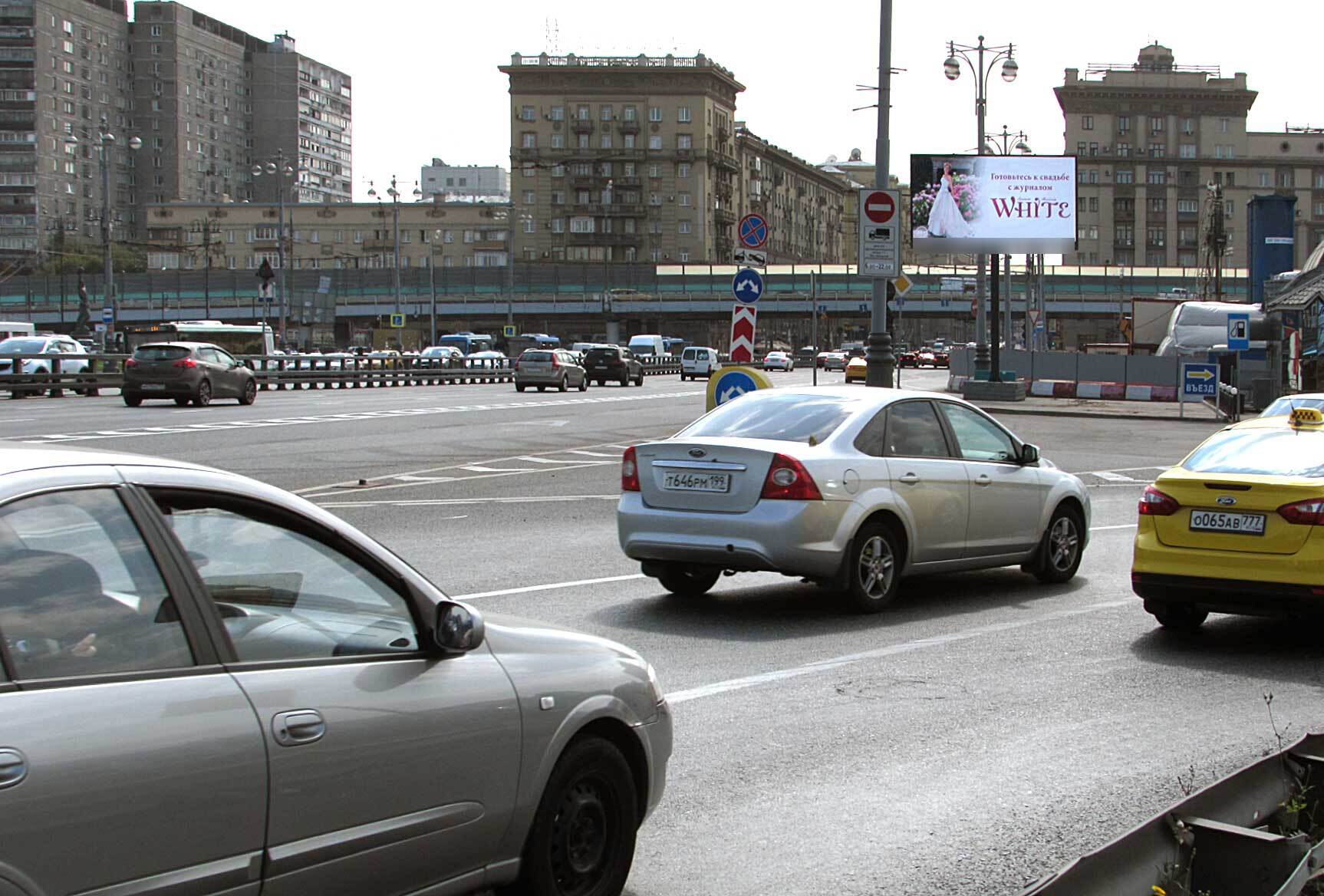 Фотография рекламного носителя, тип: Билборд 3x6, адрес: Мира пр-т., д.92 Х Рижская пл., Москва, Россия. Сторона Аh1-Аh4 №939922