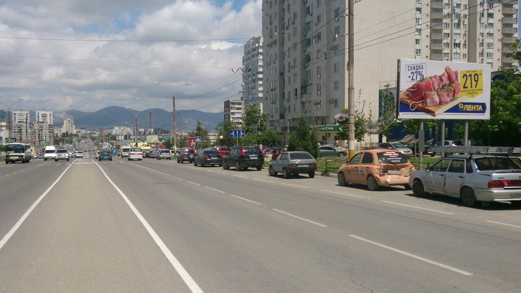 Фотография рекламного носителя, тип: Билборд 3x6, адрес: Дзержинского пр-т., д.198, Новороссийск, Краснодарский край, Россия. Сторона А №587830