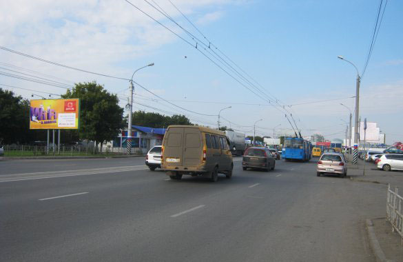 Фотография рекламного носителя, тип: Билборд 3x6, адрес: 70 лет Октября ул., д.34/1, поз.2, Омск, Омская область, Россия. Сторона Б №419325