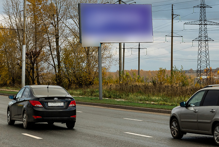 Фотография рекламного носителя, тип: Билборд 3x6, адрес: Тракторостроителей пр-т., д.3, Чебоксары, Республика Чувашия, Россия. Сторона А №760974